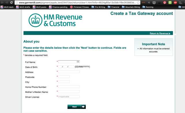 HMRC-опитът за измама сайт