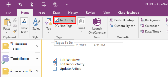 10 страхотни съвета OneNote, които трябва да използвате през цялото време Начало на OneNote, за да направите маркер 670x310