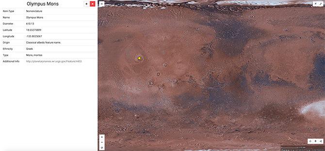 Карта на Марс Трек