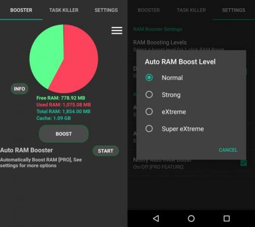 приложение за автоматично ram booster android