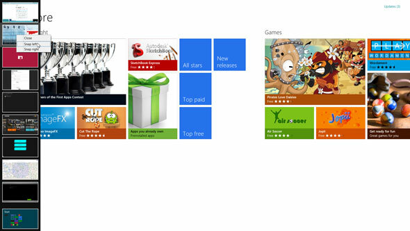 Моят първи час с визуализацията на потребителите на Windows 8 - Snap Judging [Мнение] затваряне на приложенията