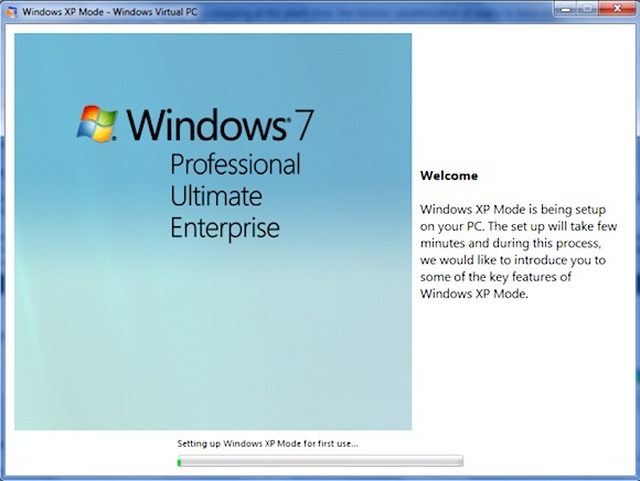 стартирайте Windows XP режим