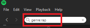 Spotify Search жанр