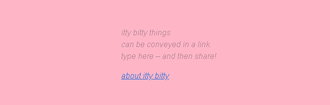 Създайте безплатен уебсайт за хостинг HTML с Itty Bitty