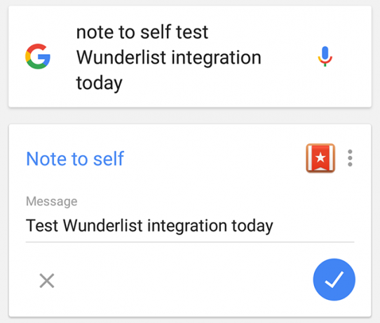 Google-вече Wunderlist-глас-задача