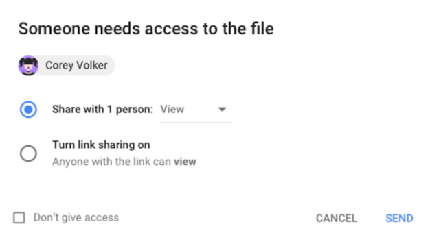 Проверка за достъп до Google Drive в G Suite