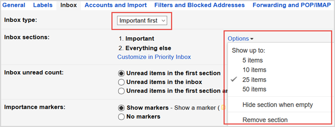 първо важни настройки за gmail