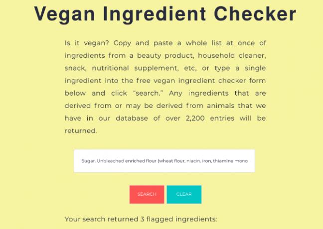 Използвайте Double Check Vegan, за да проверите дали списъкът на съставките е веган