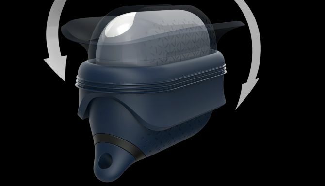 Катализатор Водоустойчив AirPods Pro Case с отворен капак.