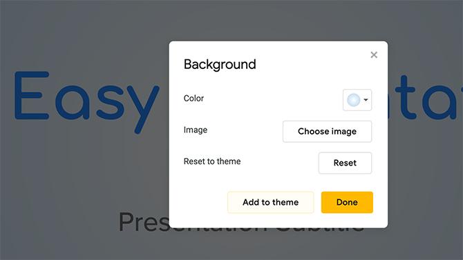 Как да създадете презентация Google Слайдове Добавяне на фон към темата