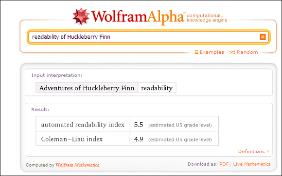 10 готини приложения на Wolfram Alpha, ако четете и пишете на английски език Wolfram Alpha06