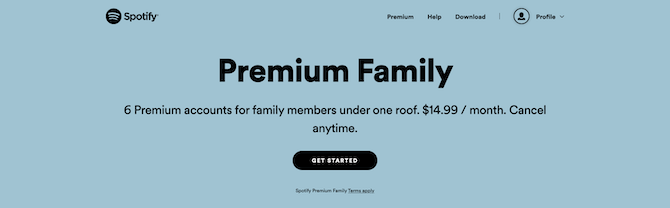 Spotify Premium Family