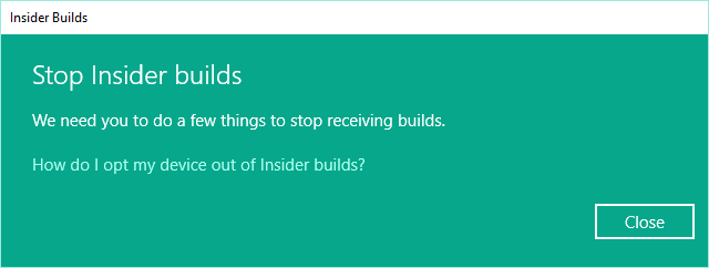 Спрете Insider Builds