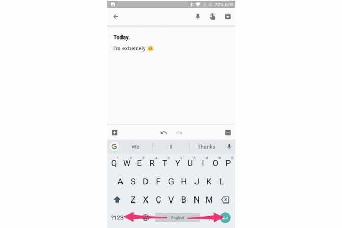 съветите на gboard тип по-бързо