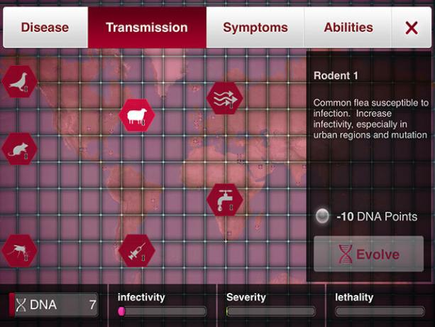 Изберете болест и изтрийте човечеството в Plague Inc. трансмисия