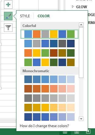 Excel Color Presets