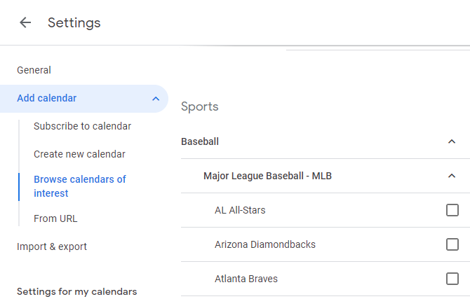 Спортна програма на Google Календар