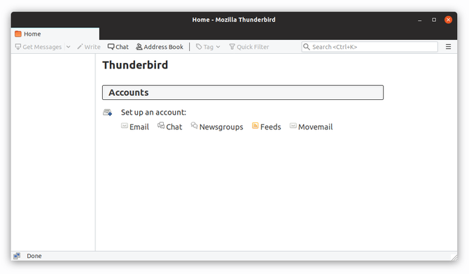 Thunderbird имейл клиент на Ubuntu