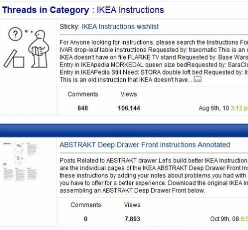 инструкции за монтаж на мебели ikea