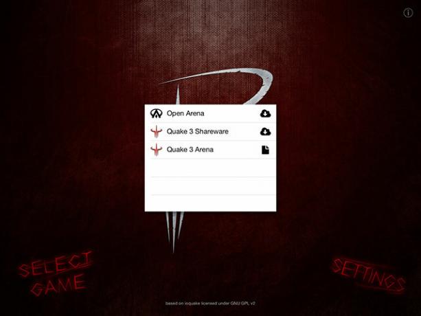 Играйте Quake III Arena на вашия iPhone или iPad с Beben III меню