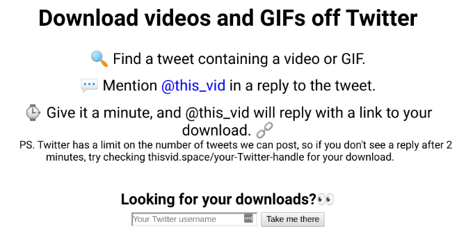 @This_Vid е най-лесният начин за изтегляне на видеоклипове в Twitter