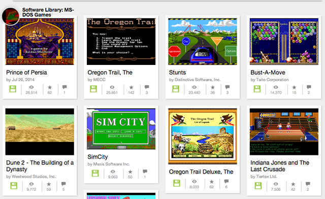 Емулирайте класически DOS игри направо във вашия браузър за безплатни интернет архивни dos игри