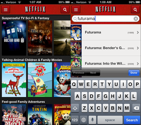 netflix за iphone