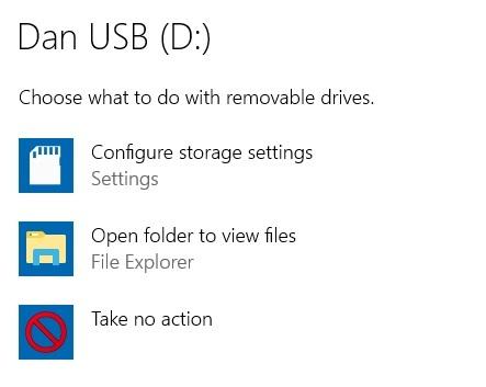 опции по подразбиране usb Windows 10