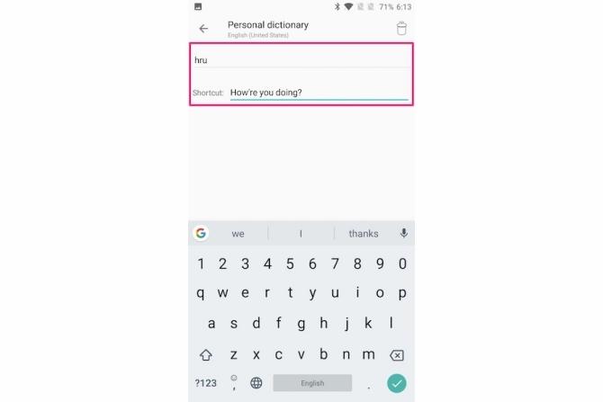 съветите на gboard тип по-бързо