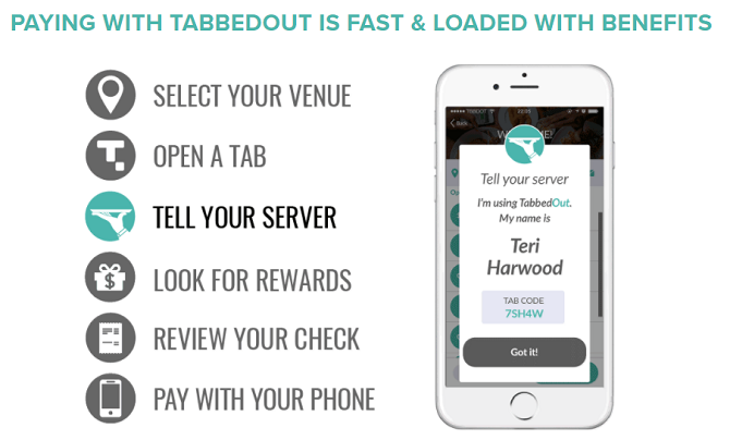 TabbedOut - приложения за мобилни разплащания android