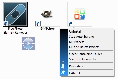 Как да деинсталирате програми в Windows 8 Revo Uninstaller Hunter Mode
