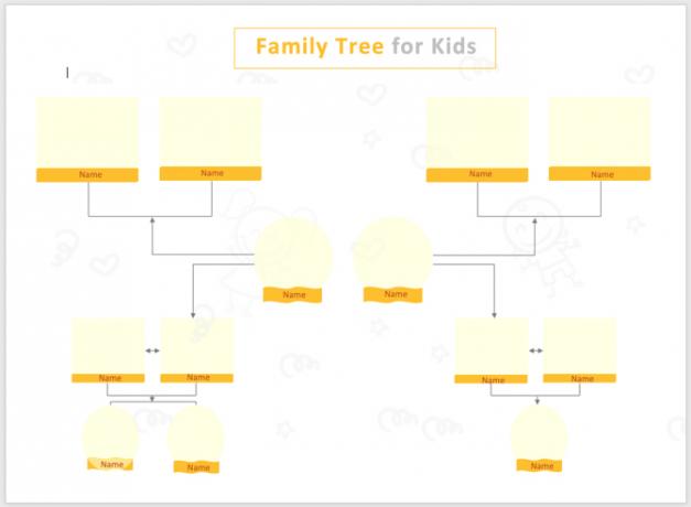 Photo-TemplateNet Шаблон на фамилното дърво