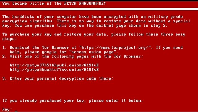 Петя Ransomware Вие станахте жертва