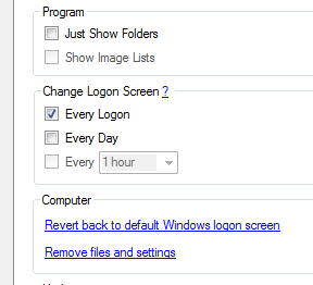 Как да промените ротатора на екрана за вход в Windows 7
