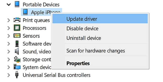 Драйвери за актуализиране на Windows 10 Device Manager