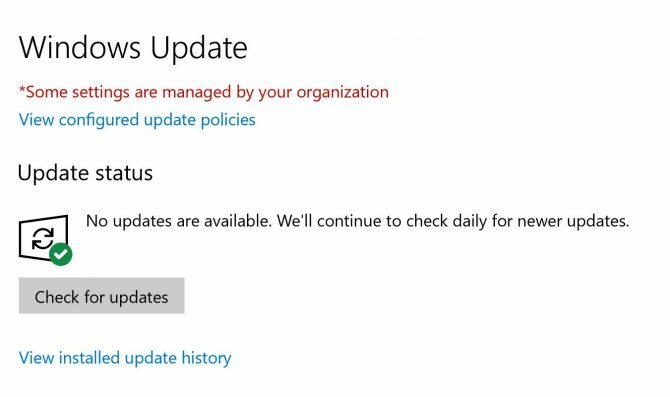 Как да изтеглите ръчно актуализацията на Windows 10 април 2018 г. Проверете Windows Update e1525353689207