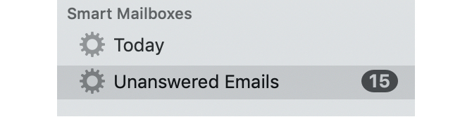 Умни пощенски кутии в Mac Mail