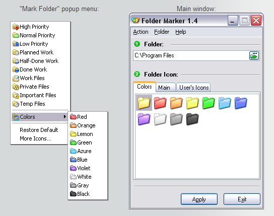 Бъдете креативни и организирани: Цветен код Вашият Windows Папки Маркер папки