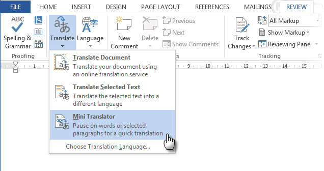 Съвет за продуктивност на Office #Mini Translator