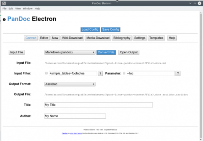 pandoc конвертиране pandocelectron ui