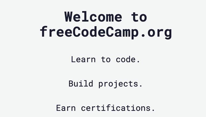 Главна страница за FreeCodeCamp