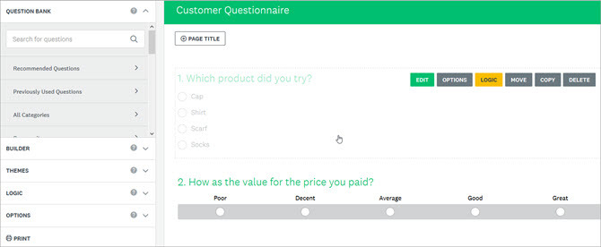 Създаване на анкета в SurveyMonkey