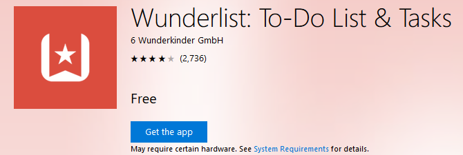 Вземете онлайн магазин за wunderlist