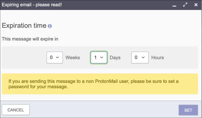 Изтичащ имейл на ProtonMail