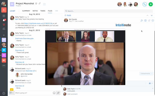 Intellinote: Поставете вашите задачи, файлове, съобщения и онлайн срещи на едно място видео конференция