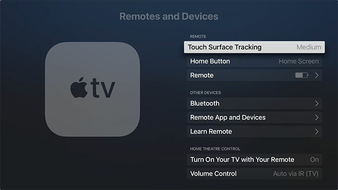 Дистанционни настройки на Apple TV