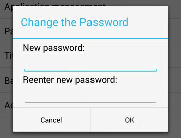 промяна най-паролата