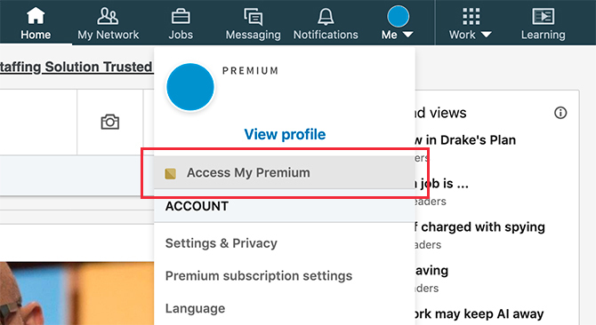 Как да прекратя профила си в LinkedIn Premium