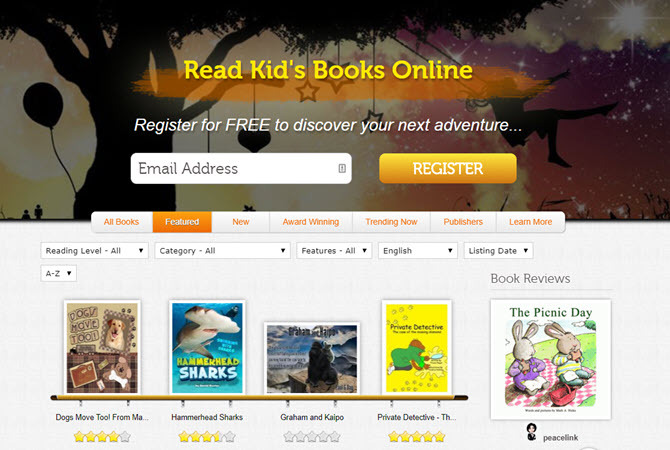 Четете детски книги онлайн с MagicBlox