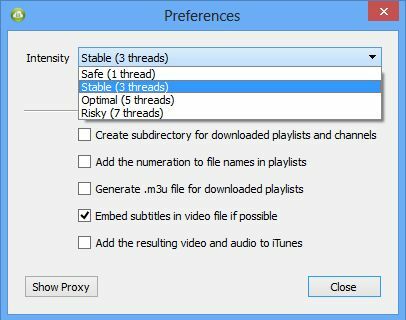 4K-Downloader изтегляне на YouTube,-Други-клипове-леснодостъпни Preferences